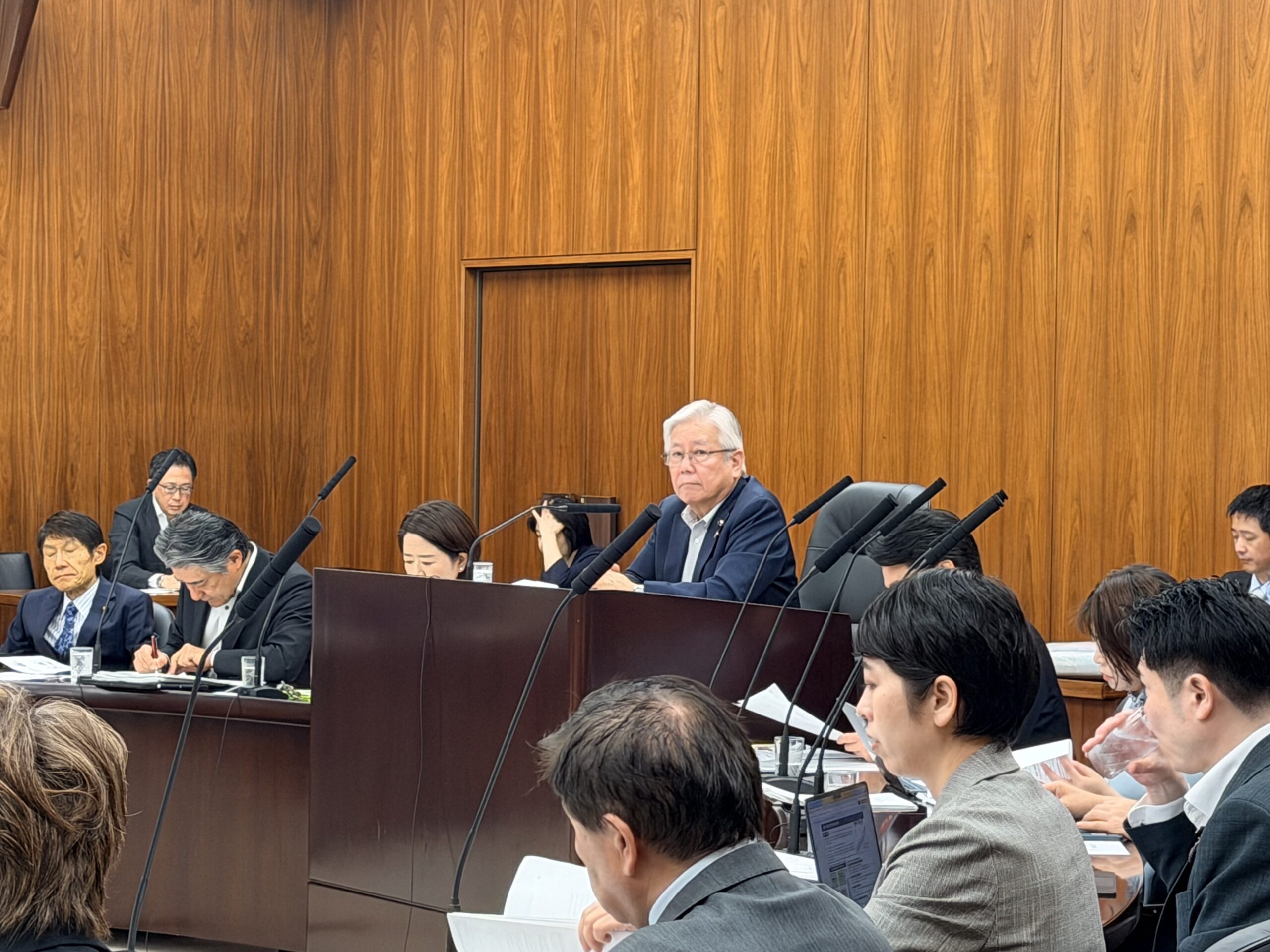 小川克巳議員 インタビュー後の写真